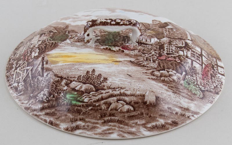 Vegetable Dish Lid c1930